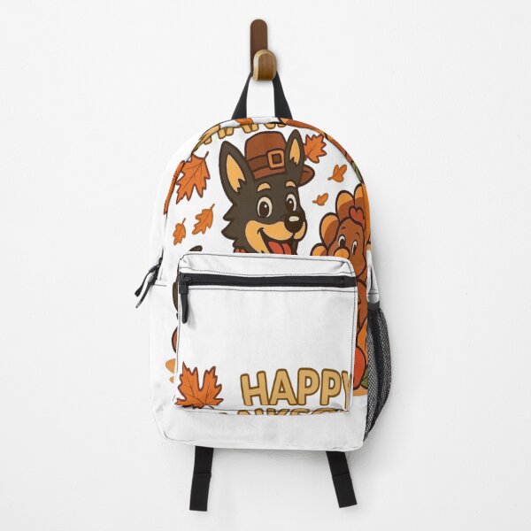 Item preview, JIVAN Thanksgiving T-Shirt – Cute Dog & Turkey Fall Harvest Design designed and sold by BhumiBliss.