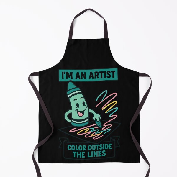 Item preview, I’m an Artist Color Outside the Lines Funny Art Pun Design designed and sold by TeeTimeTreasure.
