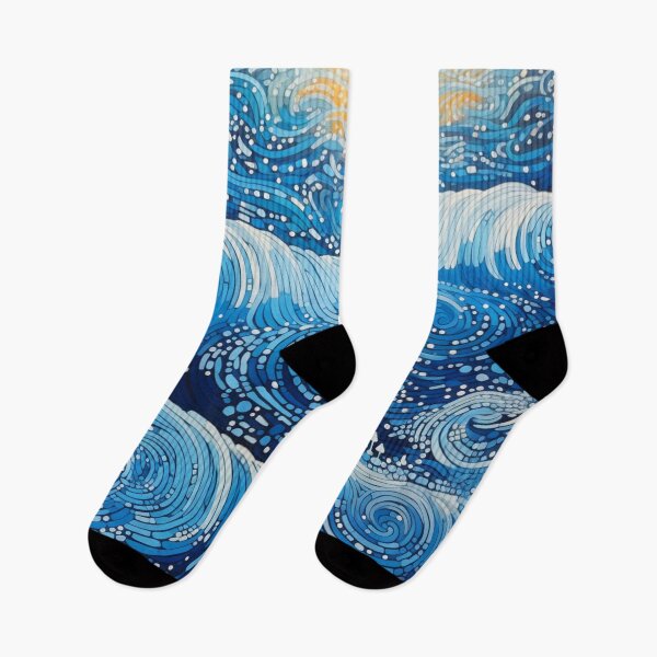 Item preview, Aboriginal Inspired Dot Art - With Tangible Waves At Dawn designed and sold by GrinGalore.
