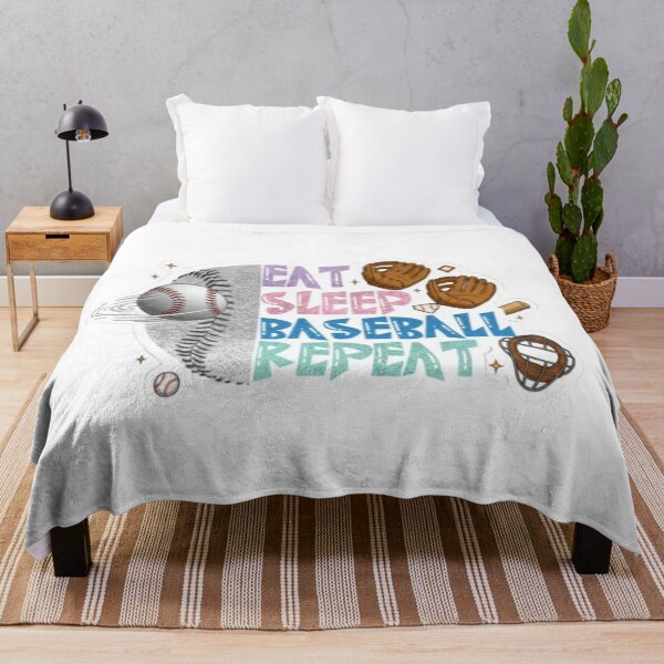 Item preview, Eat Sleep Baseball Repeat – Classic Sports Quote Typography Design designed and sold by Gurjeetpixelart.