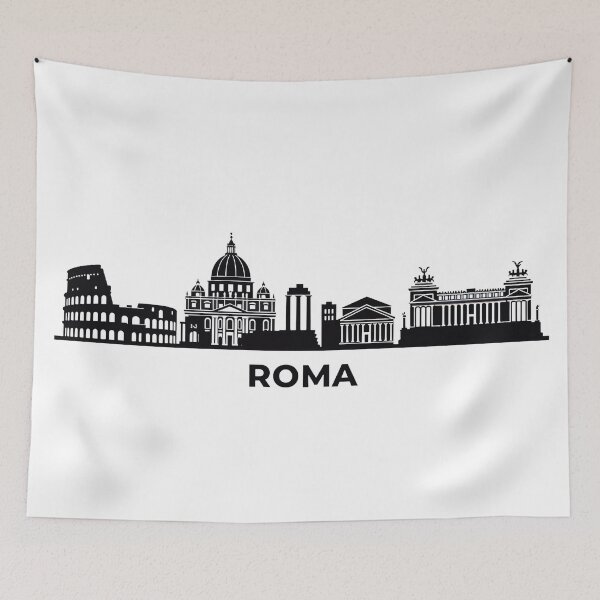 Item preview, Rome Skyline Silhouette designed and sold by griez.