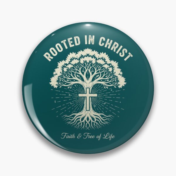 Item preview, Faith & Tree of Life – Rooted in Christ Christian Nature Design designed and sold by Syrupulse.