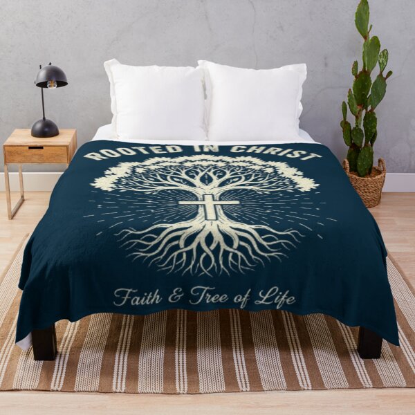 Item preview, Faith & Tree of Life – Rooted in Christ Christian Nature Design designed and sold by Syrupulse.
