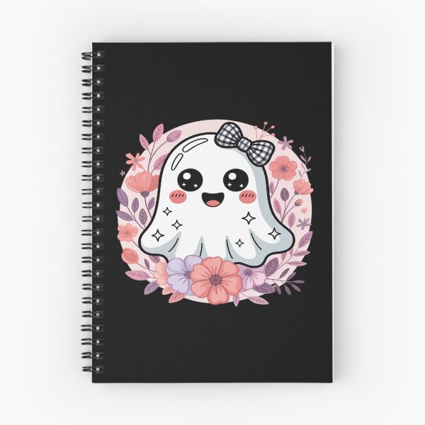 Item preview, Cute Girly Ghost Blowing Bubble Floral Pink Ghost Halloween designed and sold by PeteHomenick.