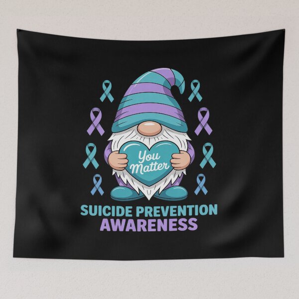 Item preview, Cute Gnome Heart Your Matter Suicide Prevention Awareness designed and sold by PeteHomenick.