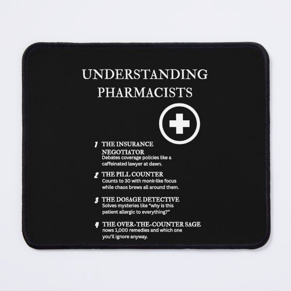 Item preview, Understanding Pharmacists – Because Reading Doctor Handwriting Is a Superpower – Black designed and sold by PsyFlow35.
