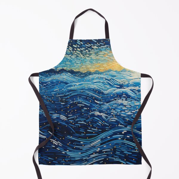 Item preview, Aboriginal Inspired Dot Art - With Noticeable Waves at Dawn designed and sold by GrinGalore.