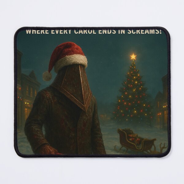 Item preview, Pyramid Head Silent Night Christmas Parody designed and sold by Retr0Tshirts.
