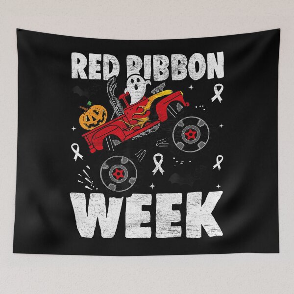 Item preview, Red Month Vintage 90s In Quote October Support We Wear designed and sold by AdelhenLang.