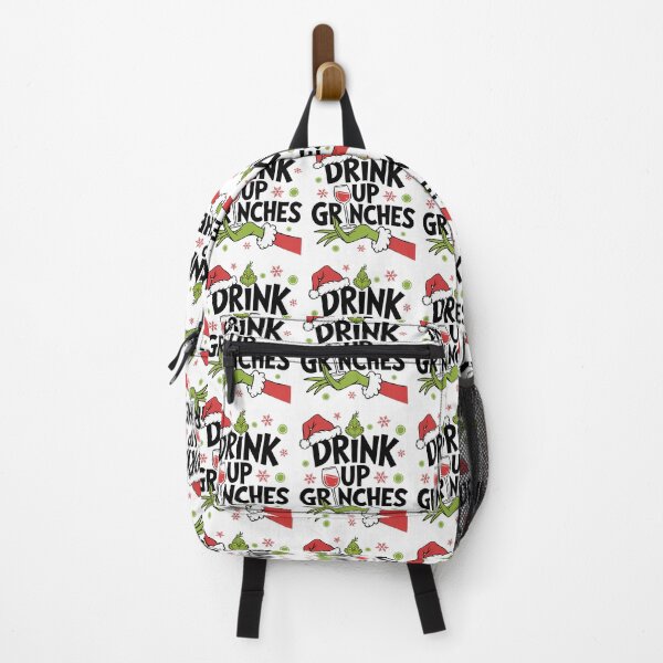 Item preview, Drink Up Funny Christmas Wine Lover Design designed and sold by FreshVibe Prints.