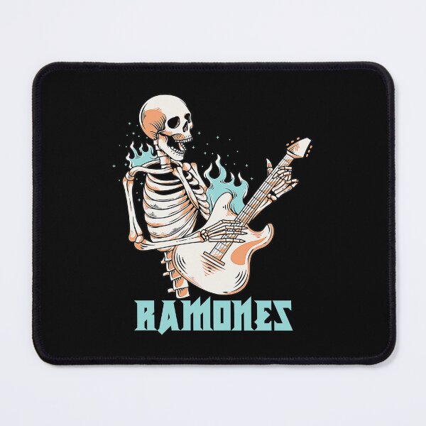 Item preview, Skull Playing Guitar Ramones designed and sold by Haikyuu269.