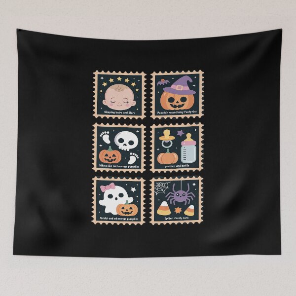 Item preview, Cute Halloween Maternity With Ghost And Pumpkin Stamps designed and sold by PeteHomenick.