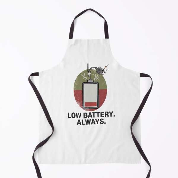 Item preview, "Low Battery. Always." T-Shirt – Funny Relatable Graphic Tee for Tired Souls and Everyday Strugglers designed and sold by KJKwasniak.