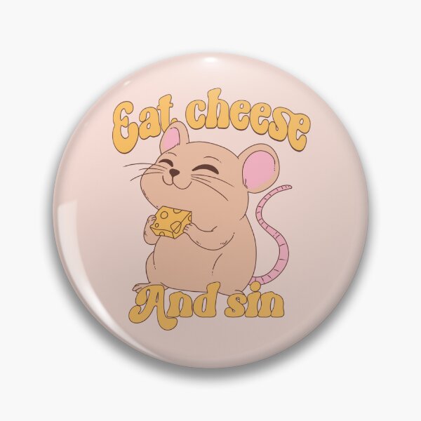 Item preview, Eat Cheese and Sin mouse designed and sold by Jess.a.creates.