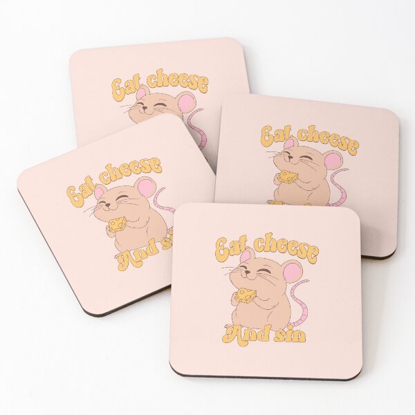 Item preview, Eat Cheese and Sin mouse designed and sold by Jess.a.creates.