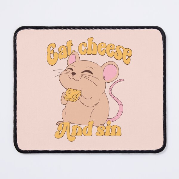 Item preview, Eat Cheese and Sin mouse designed and sold by Jess.a.creates.
