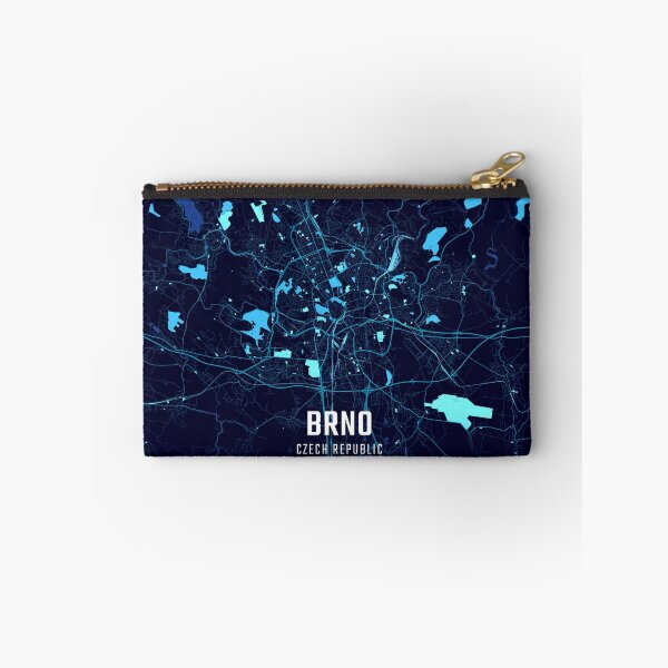 Item preview, Brno Midnight City Map designed and sold by HomeLivingCo.