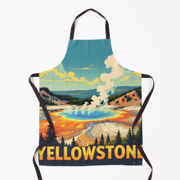 Artikelvorschau, Yellowstone-Nationalpark: Reiseplakat im Vintage-Stil entworfen und verkauft von LSVart.