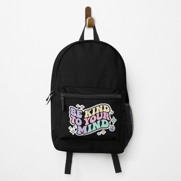 Item preview, Be Kind To Your Mind – Retro Mental Health Quote designed and sold by Amr Darwish Graphic designer.
