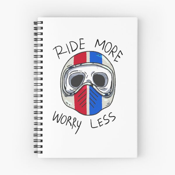 Item preview, Freedom Quote: "Ride More Worry Less" Vintage Helmet designed and sold by RNASstuff.