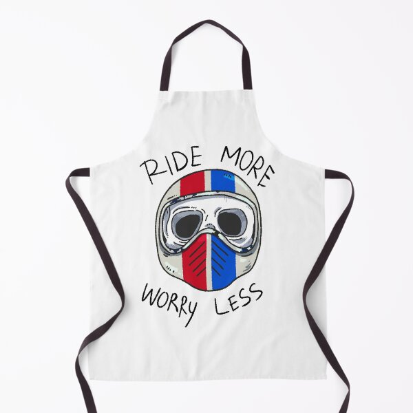 Item preview, Freedom Quote: "Ride More Worry Less" Vintage Helmet designed and sold by Childish by Design.