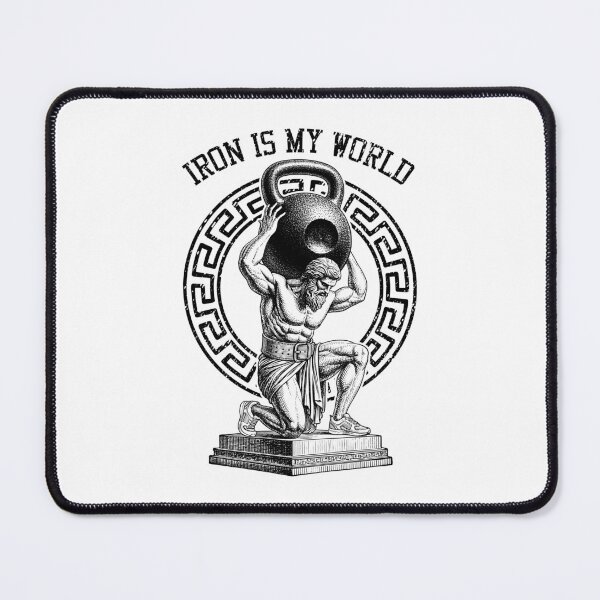 Item preview, Kettlebell Greek God Gym Iron My World Funny Workout Muscle designed and sold by GrandeDuc.