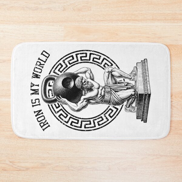 Item preview, Kettlebell Greek God Gym Iron My World Funny Workout Muscle designed and sold by GrandeDuc.