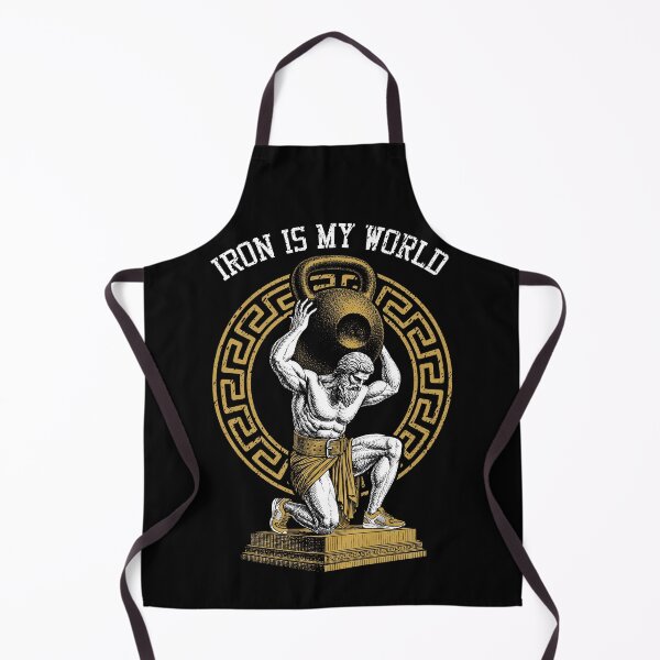 Item preview, Kettlebell Greek God Gym Iron My World Funny Workout Muscle designed and sold by GrandeDuc.