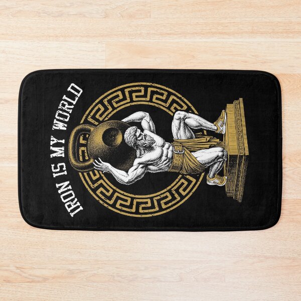Item preview, Kettlebell Greek God Gym Iron My World Funny Workout Muscle designed and sold by GrandeDuc.