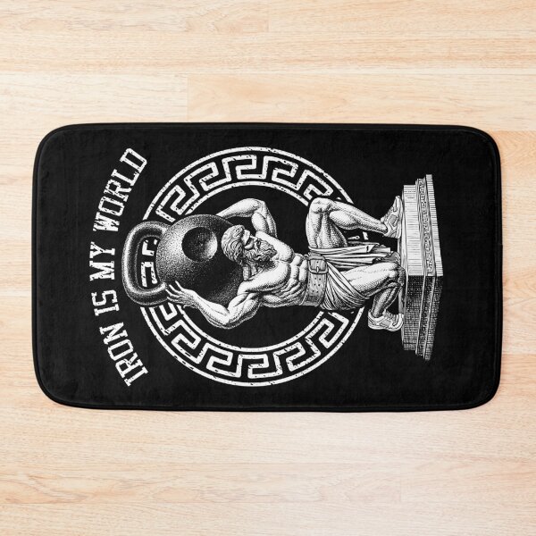 Item preview, Kettlebell Greek God Gym Iron My World Funny Workout Muscle designed and sold by GrandeDuc.