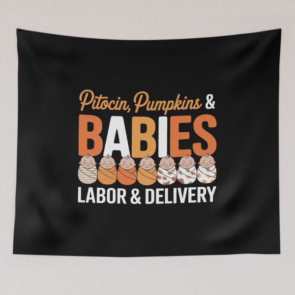 Item preview, Cute Labor and Delivery Halloween L&d Nurse Thanksgiving designed and sold by PeteHomenick.