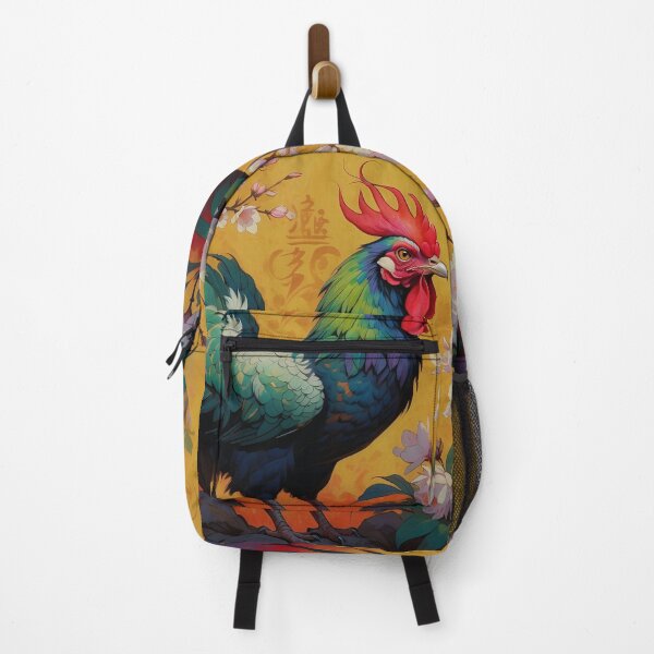 Item preview, Rooster with Blossoms designed and sold by KiraChie.