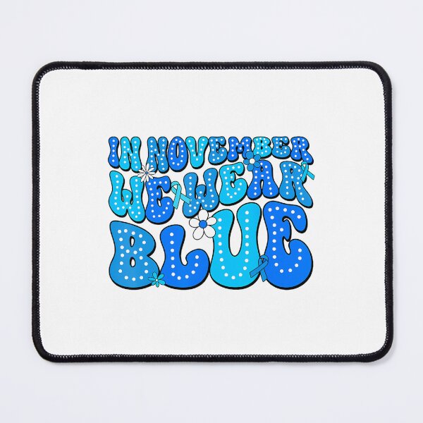 Item preview, Blue Support Month Bow Quote Style November Vintage designed and sold by Williammarger.
