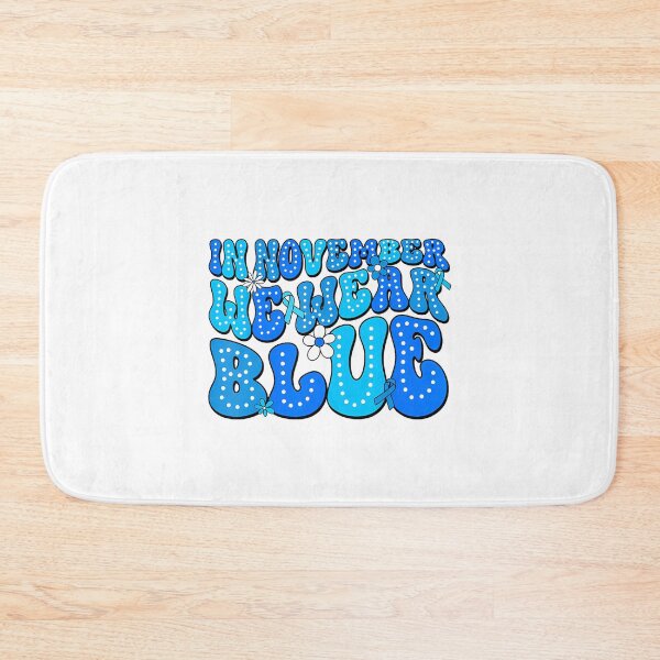Item preview, Blue Support Month Bow Quote Style November Vintage designed and sold by Williammarger.