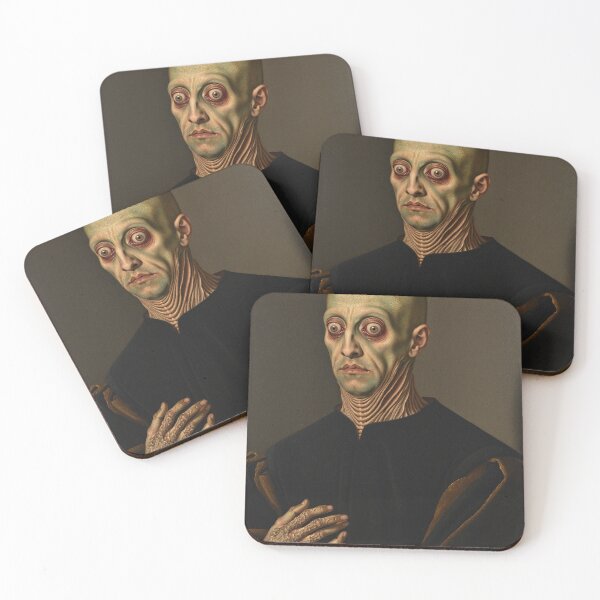 Item preview, The deep one a Creepy Lovecraftian citizen of Innsmouth portrait art designed and sold by Vintage Designs +.