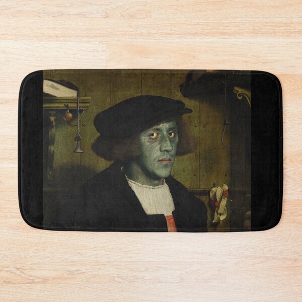 Item preview, The deep one a Creepy Lovecraftian citizen of Innsmouth portrait art designed and sold by Vintage Designs +.