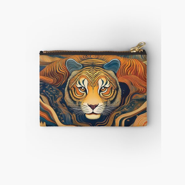 Item preview, Celestial Tiger of the Valley – Abstract Surreal Landscape designed and sold by MDKey DESIGN.