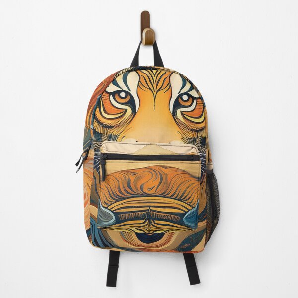 Item preview, Celestial Tiger of the Valley – Abstract Surreal Landscape designed and sold by MDKey DESIGN.
