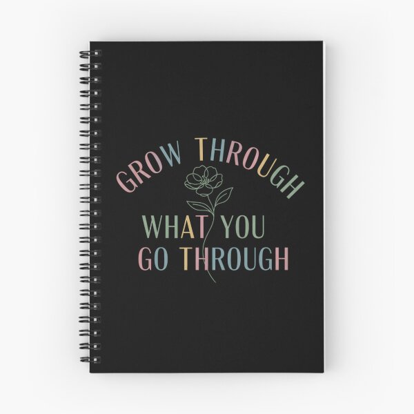 Item preview, Grow Through What You Go Through – Healing Quote designed and sold by Amr Darwish Graphic designer.