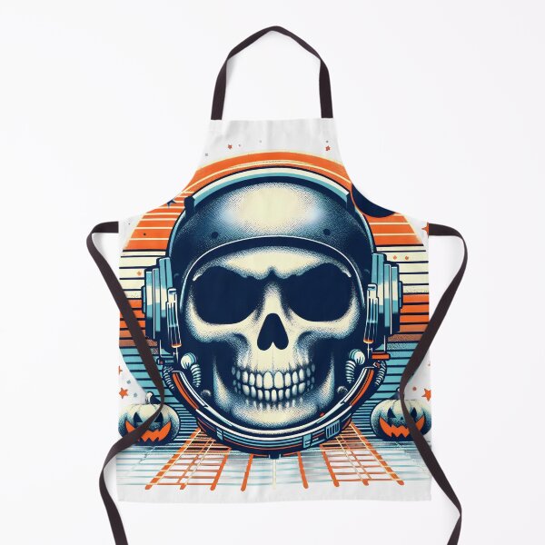 Item preview, Space Skull Halloween Astronaut Retro Design. designed and sold by The-T-In-Retro.
