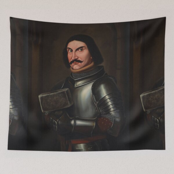 Item preview, Portrait of Vlad Tepes Dracula medieval prince of Wallachia designed and sold by Vintage Designs +.