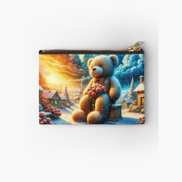Item preview, Teddy Welcomes the First Snow designed and sold by M-Y-A-R-T-.