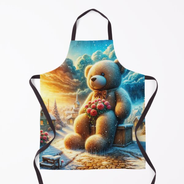 Item preview, Teddy Welcomes the First Snow designed and sold by M-Y-A-R-T-.