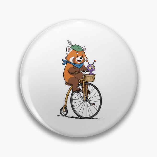 Item preview, The Interstellar Commuter | Red Panda Penny-Farthing Adventure designed and sold by XM STOREZ .