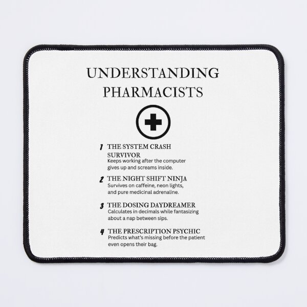 Item preview, Understanding Pharmacists – Fluent in Latin, Sarcasm, and Side Effects designed and sold by PsyFlow35.
