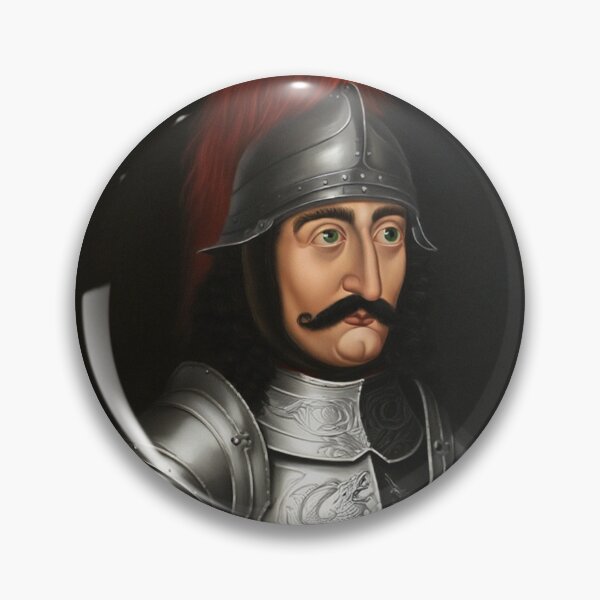 Item preview, Portrait of Vlad Tepes Dracula medieval prince of Wallachia designed and sold by Vintage Designs +.