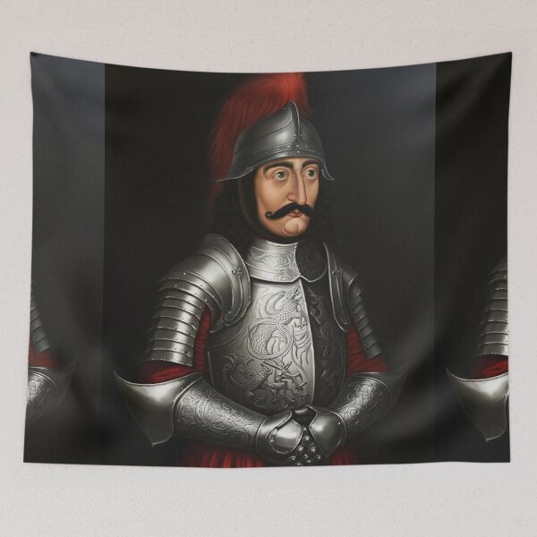 Item preview, Portrait of Vlad Tepes Dracula medieval prince of Wallachia designed and sold by Vintage Designs +.
