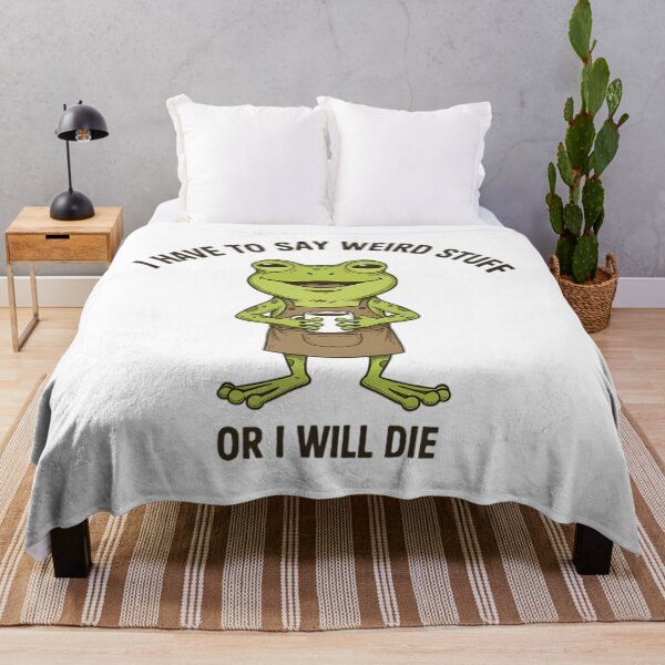 Item preview, I Have To Say Weird Stuff Or I Will Die Cooking Frog designed and sold by JuliusaMenzelo.