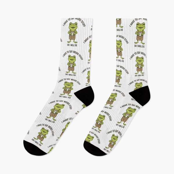 Item preview, I Have To Say Weird Stuff Or I Will Die Cooking Frog designed and sold by JuliusaMenzelo.