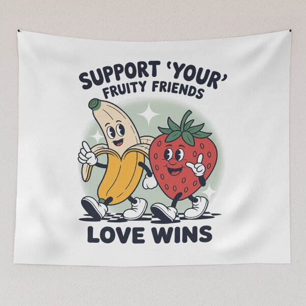 Item preview, Support 'Your' Fruity Friends designed and sold by Veroniadic.